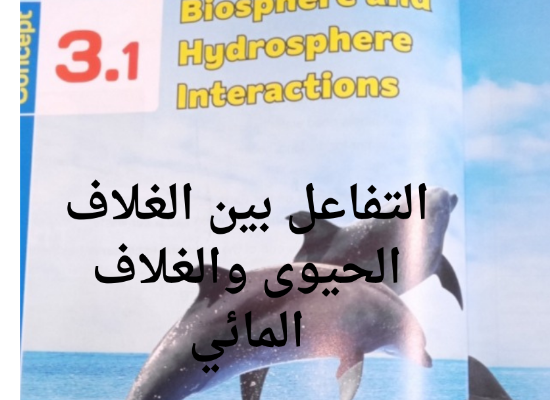 التفاعل بين الغلاف الحيوى والغلاف المائى ساينس خامسة ابتدائى الترم الثانى 2024