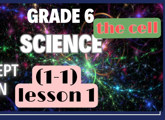 Concept(1_1)lesson one the cell
تركيب الخلية